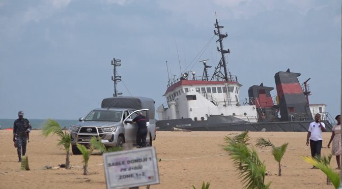 Bénin : mesures d’urgence après l’échouage d’un navire suspect